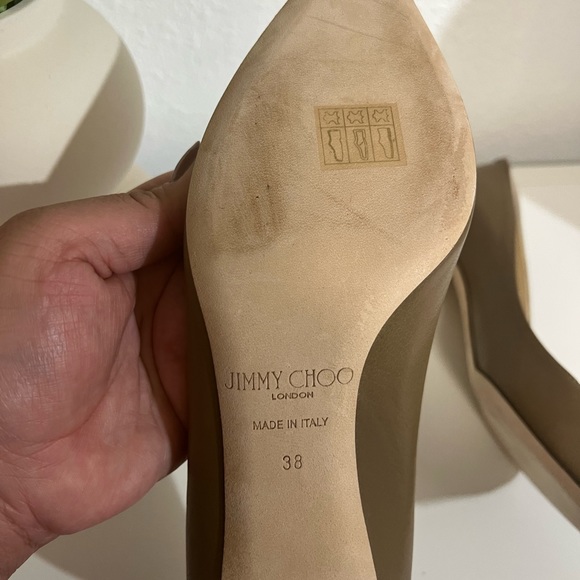 Jimmy Choo Allure Kitten Heel Taupe - Picture 5 of 11